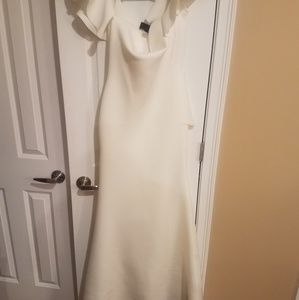 white wedding dress, brand new, never worn